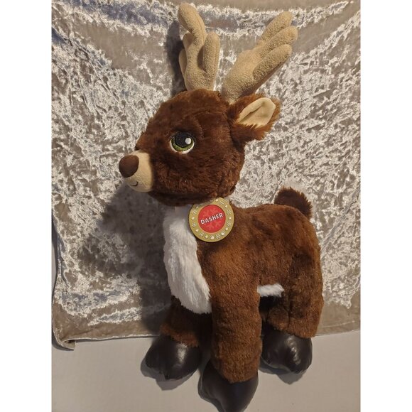 Build A Bear Reindeer Dasher Plush 2014 Christmas Plush BAB - Picture 1 of 9